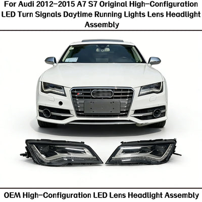 Phares LED Audi A7 S7 2012-2015 - vue de face - Becquet Voiture