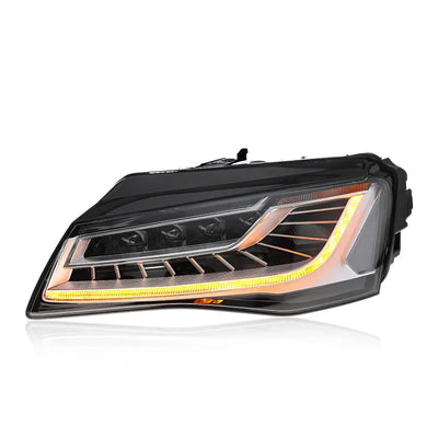 Phares LED Audi A8 2010-2013 - vue de profil - Becquet Voiture