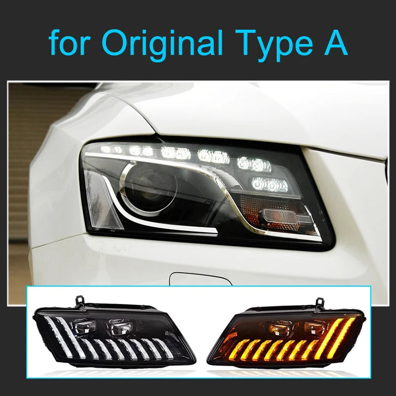 Phares LED Audi Q5 2009-2018 - détail du montage - Becquet Voiture