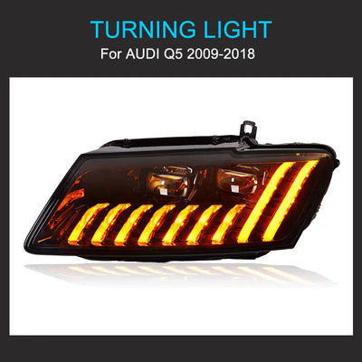 Phares LED Audi Q5 2009-2018 - installé sur véhicule - Becquet Voiture