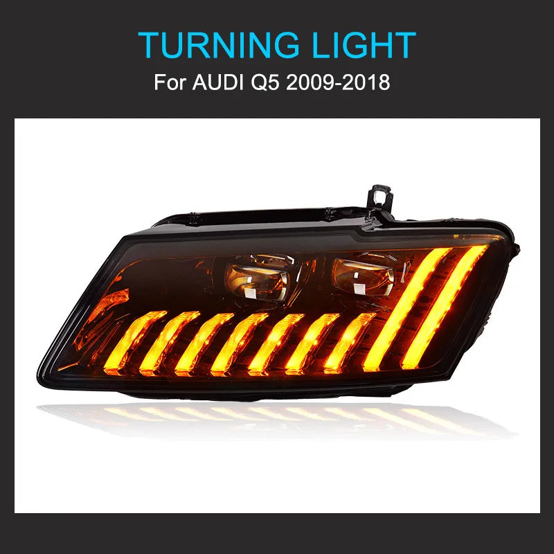 Phares LED Audi Q5 2009-2018 - installé sur véhicule - Becquet Voiture