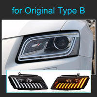 Phares LED Audi Q5 2009-2018 - vue de dessus - Becquet Voiture