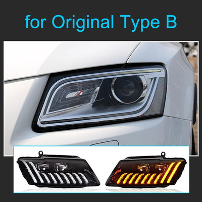 Phares LED Audi Q5 2009-2018 - vue de dessus - Becquet Voiture