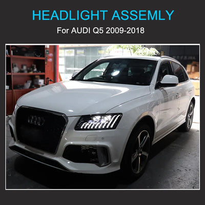 Phares LED Audi Q5 2009-2018 - vue de profil - Becquet Voiture