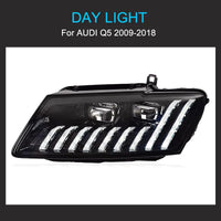 Phares LED Audi Q5 2009-2018 - vue de trois-quarts - Becquet Voiture