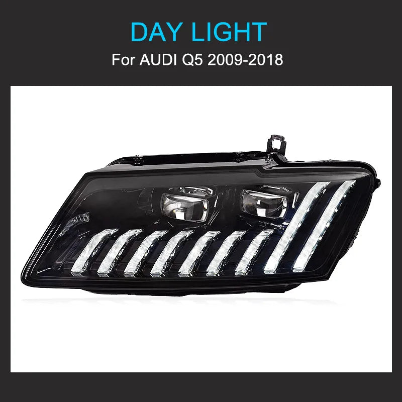 Phares LED Audi Q5 2009-2018 - vue de trois-quarts - Becquet Voiture