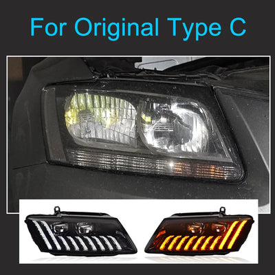 Phares LED Audi Q5 2009-2018 - vue rapprochée - Becquet Voiture