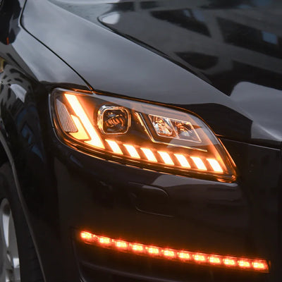 Phares LED Audi Q7 2006-2015 Projecteur Dynamique HD - vue arrière - Becquet Voiture