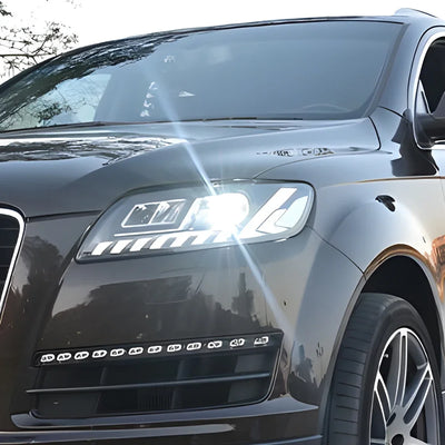 Phares LED Audi Q7 2006-2015 Projecteur Dynamique HD - vue de profil - Becquet Voiture