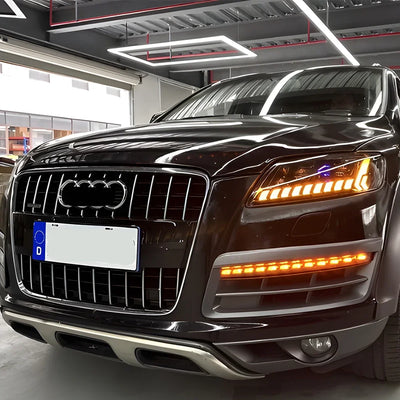Phares LED Audi Q7 2006-2015 Projecteur Dynamique - packshot studio - Becquet Voiture