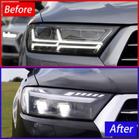 Phares LED Audi Q7 2016-2019 à Projecteur - vue de profil - Becquet Voiture