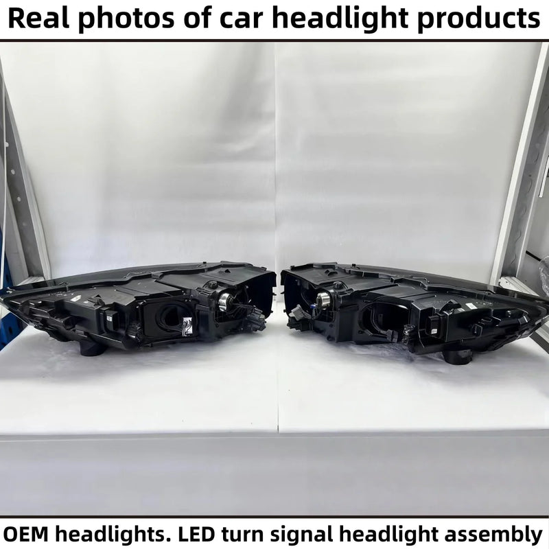 Phares LED Audi Q7 2016-2019 - vue de trois-quarts - Becquet Voiture