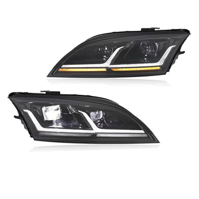 Phares LED Audi TT MK2 2008-2014 - détail du montage - Becquet Voiture