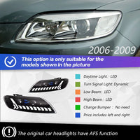 Phares LED Avant Audi Q7 2006-2015 - en situation - Becquet Voiture