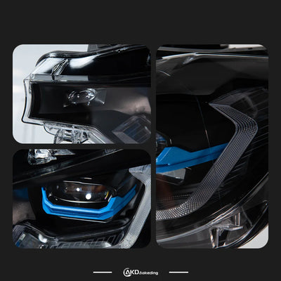 Phares LED Avant BMW F30 2013-2019 Série 3 - packshot studio - Becquet Voiture