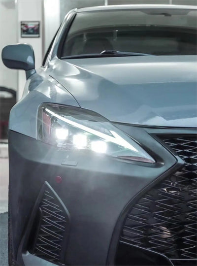 Phares LED Avant Lexus IS250 IS350 IS F (2006-2013) DRL - vue arrière - Becquet Voiture
