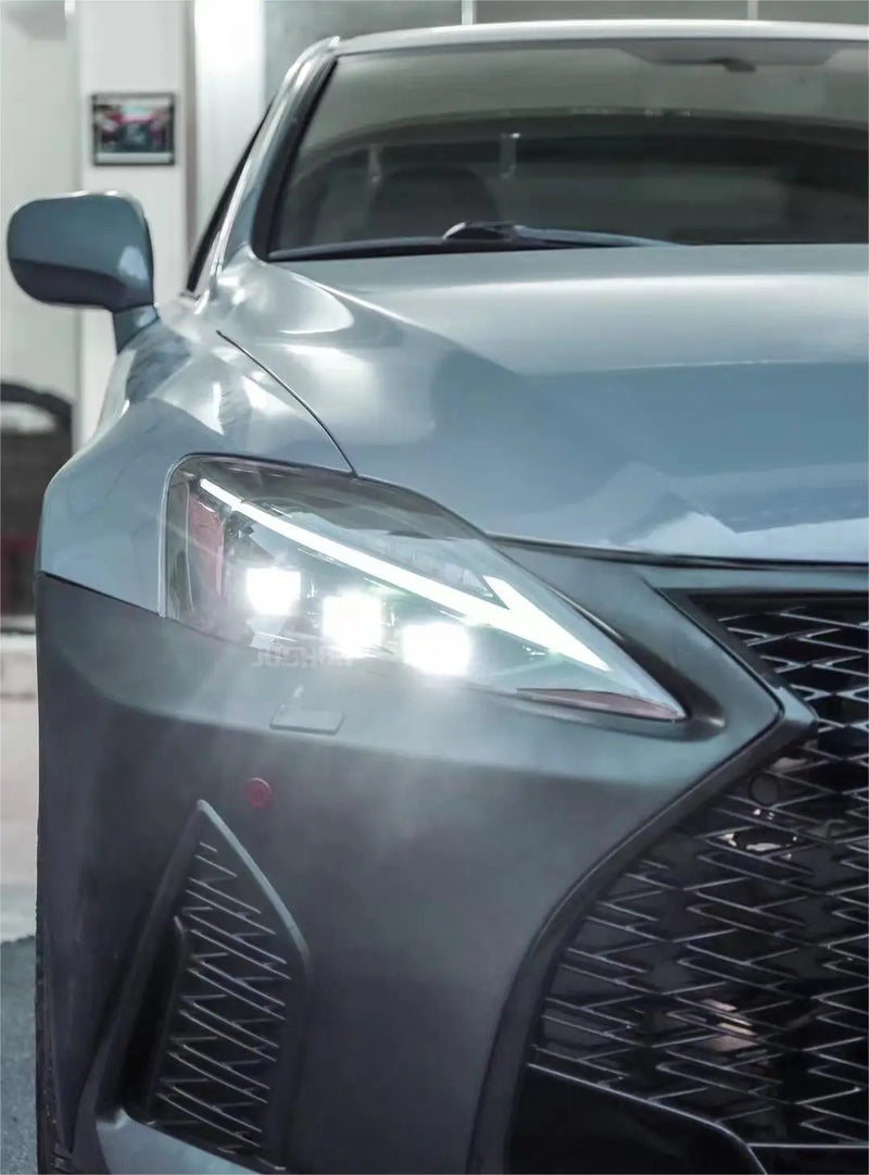 Phares LED Avant Lexus IS250 IS350 IS F (2006-2013) DRL - vue arrière - Becquet Voiture
