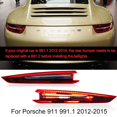 Phares LED Avant Porsche 911 991 GT3RS 2012-2018 - en situation - Becquet Voiture