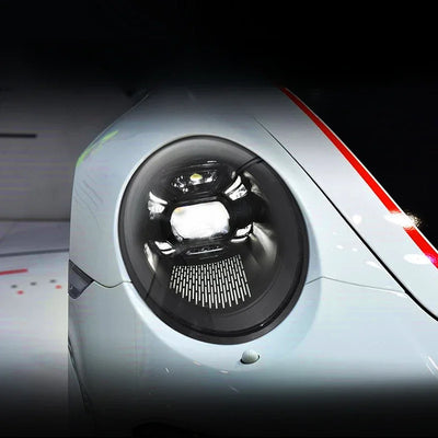 Phares LED Avant Porsche 911 991 GT3RS 2012-2018 - installé sur véhicule - Becquet Voiture