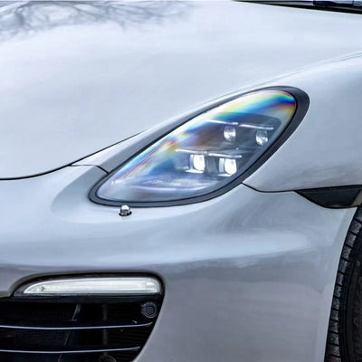 Phares LED Avant Porsche Cayman 981 2013-2015 - vue de trois-quarts - Becquet Voiture
