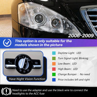 Bi-Xenon-LED-Scheinwerfer Mercedes-Benz W221 2006–2013 - im Einsatz - Becquet Voiture