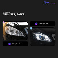 Bi-Xenon-LED-Scheinwerfer Mercedes-Benz W221 2006–2013 - Seitenansicht - Becquet Voiture