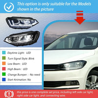 Phares LED Bi-Xenon Volkswagen Touran L 2016-2022 - détail du montage - Becquet Voiture