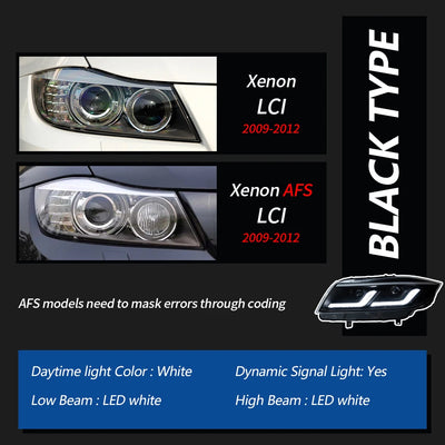 Phares LED BMW E90 2005-2012 - détail du montage - Becquet Voiture