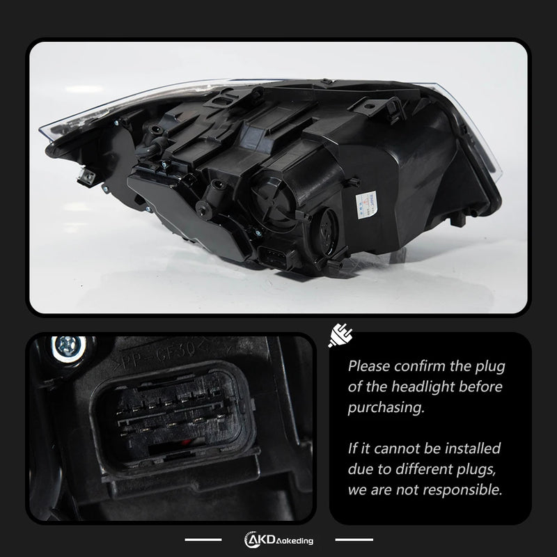 Phares LED BMW E90 2005-2012 - vue de trois-quarts - Becquet Voiture