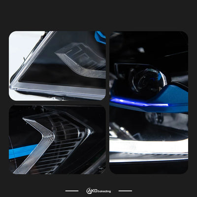 Phares LED BMW E90 Série 3 2005-2012 - packshot studio - Becquet Voiture