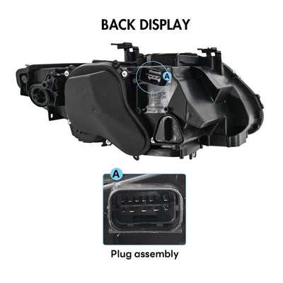 Phares LED BMW E92 E93 328i 335i Coupé - packshot studio - Becquet Voiture