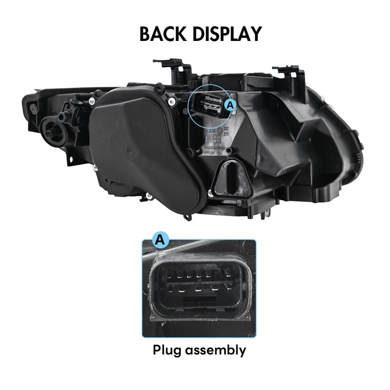 Phares LED BMW E92 E93 328i 335i Coupé - packshot studio - Becquet Voiture