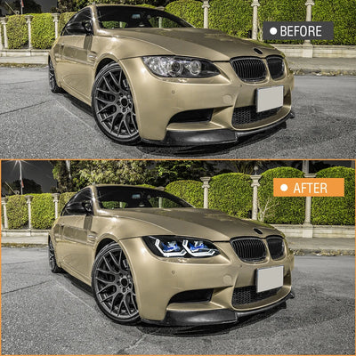 Phares LED BMW E92 E93 328i 335i Coupé - vue de profil - Becquet Voiture
