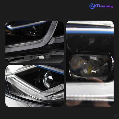 Phares LED BMW F10 2010-2017 - installé sur véhicule - Becquet Voiture