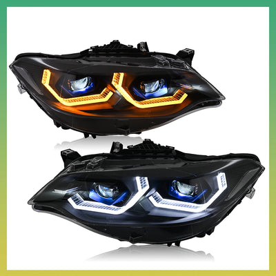 Phares LED BMW F22 F23 Série 2 2014-2018 - détail du montage - Becquet Voiture
