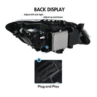 Phares LED BMW F22 F23 Série 2 2014-2018 - packshot studio - Becquet Voiture