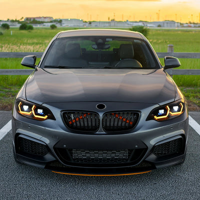 Phares LED BMW F22 F23 Série 2 2014-2018 - vue de profil - Becquet Voiture