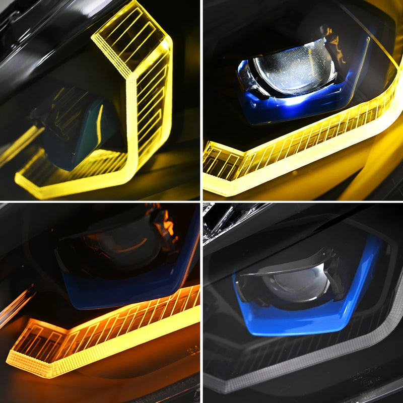 Phares LED BMW F22 F23 Série 2 2014-2018 - vue de trois-quarts - Becquet Voiture