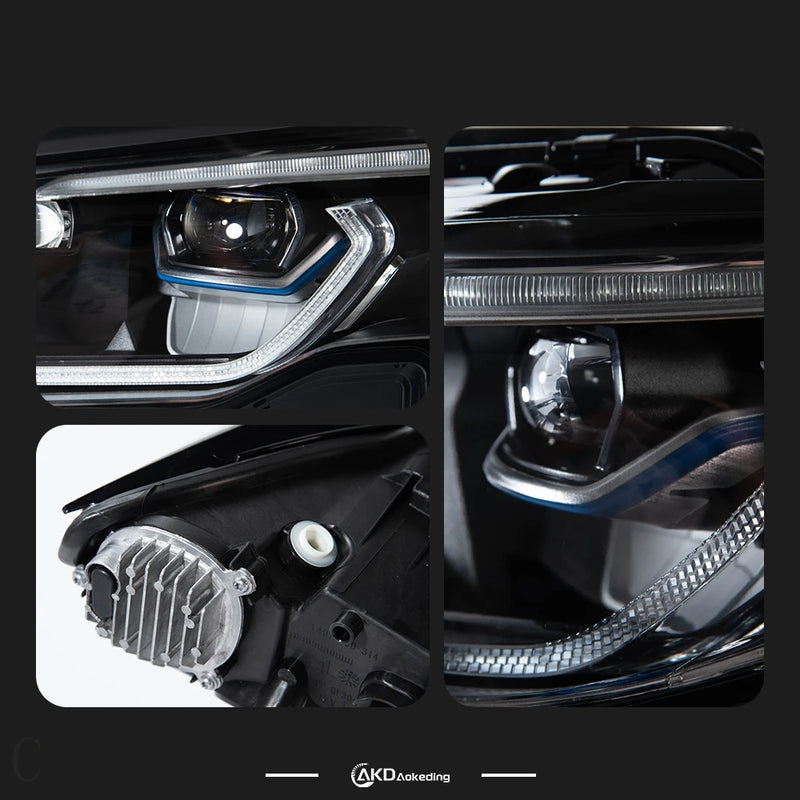 Phares LED BMW G20 G28 Série 3 2019-2022 - installé sur véhicule - Becquet Voiture