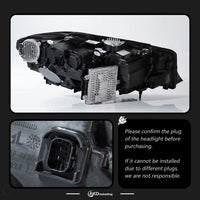 Phares LED BMW G20 G28 Série 3 2019-2022 - vue de trois-quarts - Becquet Voiture