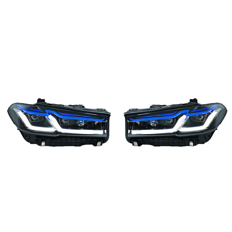 BMW G30 G38 2018-2023 LED Headlights - fitting detail - Becquet Voiture