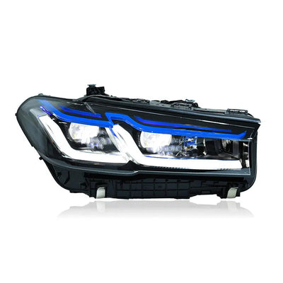 Phares LED BMW G30 G38 2018-2023 - installé sur véhicule - Becquet Voiture