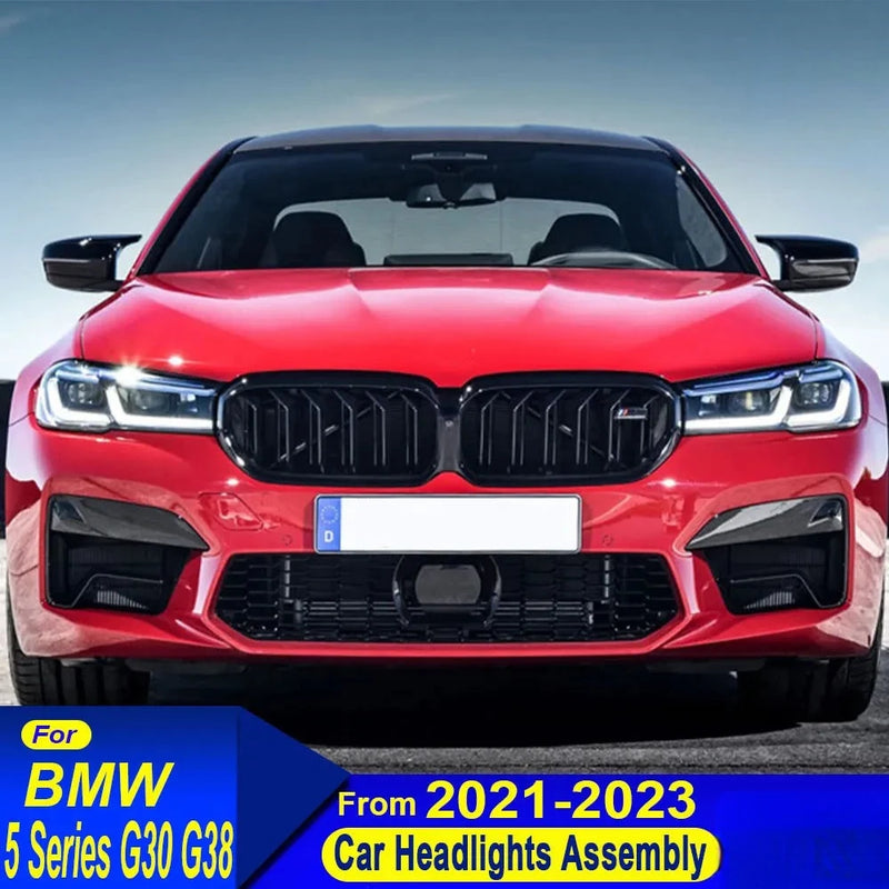 BMW G30 G38 2018-2023 LED Headlights - front view - Becquet Voiture