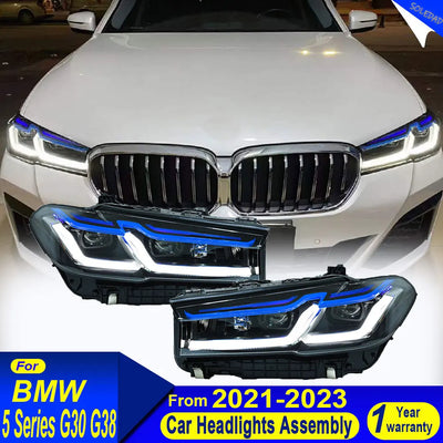Phares LED BMW G30 G38 2018-2023 - vue de profil - Becquet Voiture