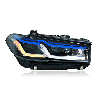 Phares LED BMW G30 G38 2018-2023 - vue de trois-quarts - Becquet Voiture