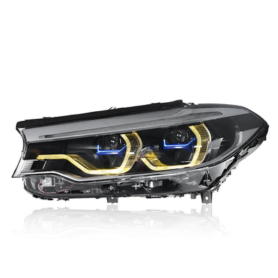 Phares LED BMW G30 G38 F90 2018-2020 - vue de trois-quarts - Becquet Voiture