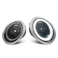 Phares LED BMW Mini Cooper R50 R52 R53 2001-2007 - installé sur véhicule - Becquet Voiture