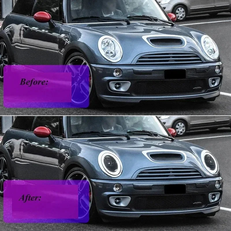 Phares LED BMW Mini Cooper R50 R52 R53 2001-2007 - packshot studio - Becquet Voiture