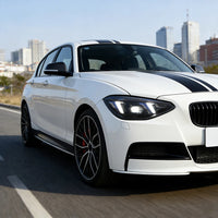 LED Headlights BMW 1 Series F20 2012-2014 M Performance Style Fang - rear view - Becquet Voiture