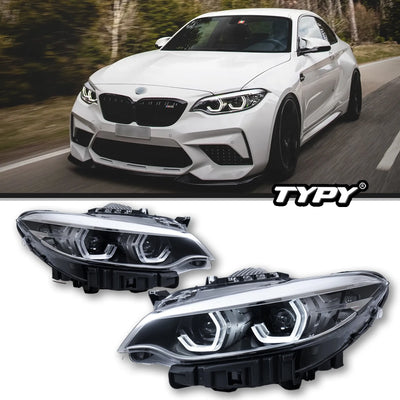 Phares LED BMW Série 2 F22 2014-2019 - vue de face - Becquet Voiture